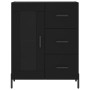 Aparador de madera de ingeniería negro 69,5x34x90 cm de vidaXL, Aparadores - Ref: Foro24-828053, Precio: 108,74 €, Descuento: %