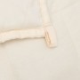 Manta con peso tela color crema claro 152x203 cm 11 kg en Ropa de cama | Comprar online en Foru.es