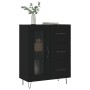Aparador de madera de ingeniería negro 69,5x34x90 cm de vidaXL, Aparadores - Ref: Foro24-828037, Precio: 95,69 €, Descuento: %