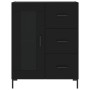 Aparador de madera de ingeniería negro 69,5x34x90 cm de vidaXL, Aparadores - Ref: Foro24-828045, Precio: 102,52 €, Descuento: %