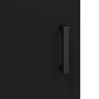 Aparador de madera de ingeniería negro 69,5x34x90 cm de vidaXL, Aparadores - Ref: Foro24-828045, Precio: 102,52 €, Descuento: %