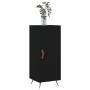 Aparador de madera contrachapada negro 34,5x34x90 cm de vidaXL, Aparadores - Ref: Foro24-828509, Precio: 58,94 €, Descuento: %