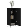Aparador de madera contrachapada negro 34,5x34x90 cm de vidaXL, Aparadores - Ref: Foro24-828509, Precio: 58,94 €, Descuento: %