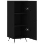 Aparador de madera contrachapada negro 34,5x34x90 cm de vidaXL, Aparadores - Ref: Foro24-828509, Precio: 58,94 €, Descuento: %