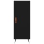 Aparador de madera contrachapada negro 34,5x34x90 cm de vidaXL, Aparadores - Ref: Foro24-828509, Precio: 58,94 €, Descuento: %