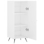 Aparador madera de ingeniería blanco 34,5x34x90 cm de vidaXL, Aparadores - Ref: Foro24-828508, Precio: 59,65 €, Descuento: %