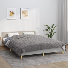 Manta con peso tela gris 220x240 cm 11 kg en Ropa de cama | Comprar online en Foru.es