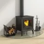 Glass plate for semicircular fireplace 1200x500 mm by vidaXL, Glass - Ref: Foro24-324113, Price: 33,61 €, Discount: %