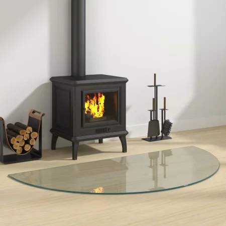 Glasplatte für halbrunden Kamin 1200x600 mm von vidaXL, Glas - Ref: Foro24-324114, Preis: 49,09 €, Rabatt: %