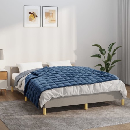 Manta con peso tela azul 152x203 cm 7 kg en Ropa de cama | Comprar online en Foru.es