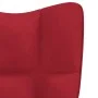 Silla de relajación de terciopelo rojo vino tinto de vidaXL, Sillones - Ref: Foro24-328078, Precio: 111,39 €, Descuento: %