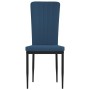 Sillas de comedor 2 unidades terciopelo azul de vidaXL, Sillas de comedor - Ref: Foro24-326092, Precio: 93,80 €, Descuento: %