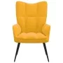 Senfgelber Samt-Entspannungssessel von vidaXL, Sessel - Ref: Foro24-328080, Preis: 93,97 €, Rabatt: %