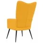 Senfgelber Samt-Entspannungssessel von vidaXL, Sessel - Ref: Foro24-328080, Preis: 93,97 €, Rabatt: %