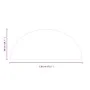 Glasplatte für halbrunden Kamin 1200x500 mm von vidaXL, Glas - Ref: Foro24-324119, Preis: 28,71 €, Rabatt: %