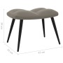 Silla de relajación con reposapiés terciopelo gris claro de vidaXL, Sillones - Ref: Foro24-328084, Precio: 117,66 €, Descuent...