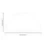 Glasplatte für halbrunden Kamin 1200x600 mm von vidaXL, Glas - Ref: Foro24-324120, Preis: 39,69 €, Rabatt: %