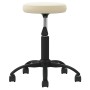 Silla de comedor de terciopelo crema en Sillas de comedor | Comprar online en Foru.es