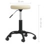 Silla de comedor de terciopelo crema en Sillas de comedor | Comprar online en Foru.es