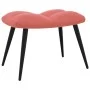 Sillón de relax con taburete terciopelo rosa by vidaXL, Armchairs - Ref: Foro24-328088, Price: 117,73 €, Discount: %