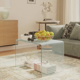 Mesa auxiliar de vidrio templado 40x40x60 cm de vidaXL, Mesas auxiliares - Ref: Foro24-332930, Precio: 181,68 €, Descuento: %