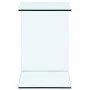 Mesa auxiliar de vidrio templado 40x40x60 cm de vidaXL, Mesas auxiliares - Ref: Foro24-332930, Precio: 177,16 €, Descuento: %
