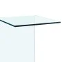 Mesa auxiliar de vidrio templado 40x40x60 cm de vidaXL, Mesas auxiliares - Ref: Foro24-332930, Precio: 177,16 €, Descuento: %