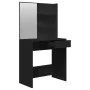 Tocador con espejo negro 74,5x40x141 cm de vidaXL, Tocadores para dormitorios - Ref: Foro24-802805, Precio: 76,07 €, Descuent...