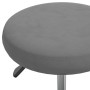 Silla de comedor de terciopelo gris oscuro en Sillas de comedor | Comprar online en Foru.es