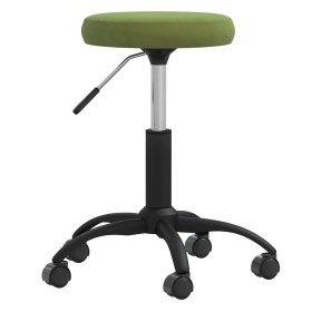 Silla de comedor de terciopelo verde claro en Sillas de comedor | Comprar online en Foru.es