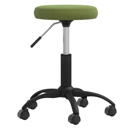 Silla de comedor de terciopelo verde claro en Sillas de comedor | Comprar online en Foru.es
