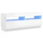 Mueble de TV con luces LED blanco brillante 100x35x40 cm de vidaXL, Muebles TV - Ref: Foro24-804460, Precio: 95,26 €, Descuen...