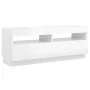 Mueble de TV con luces LED blanco brillante 100x35x40 cm de vidaXL, Muebles TV - Ref: Foro24-804460, Precio: 95,26 €, Descuen...