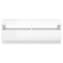 Mueble de TV con luces LED blanco brillante 100x35x40 cm de vidaXL, Muebles TV - Ref: Foro24-804460, Precio: 96,97 €, Descuen...