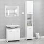 Juego muebles de baño 3 piezas madera ingeniería blanco brillo de vidaXL, Muebles de baño - Ref: Foro24-3056922, Precio: 154,...