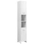 Juego muebles de baño 3 piezas madera ingeniería blanco brillo de vidaXL, Muebles de baño - Ref: Foro24-3056922, Precio: 154,...