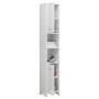 Juego muebles de baño 3 piezas madera ingeniería blanco brillo de vidaXL, Muebles de baño - Ref: Foro24-3056922, Precio: 154,...