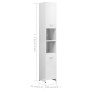 Juego muebles de baño 3 piezas madera ingeniería blanco brillo de vidaXL, Muebles de baño - Ref: Foro24-3056922, Precio: 154,...