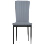 Sillas de comedor 2 unidades terciopelo gris claro de vidaXL, Sillas de comedor - Ref: Foro24-326093, Precio: 102,67 €, Descu...