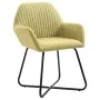 Sillas de comedor 4 unidades de tela verde de vidaXL, Sillas de comedor - Ref: Foro24-277104, Precio: 354,25 €, Descuento: %