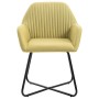 Sillas de comedor 4 unidades de tela verde de vidaXL, Sillas de comedor - Ref: Foro24-277104, Precio: 358,87 €, Descuento: %