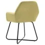 Sillas de comedor 4 unidades de tela verde de vidaXL, Sillas de comedor - Ref: Foro24-277104, Precio: 354,25 €, Descuento: %