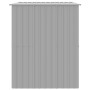 Caseta perros tejado acero galvanizado gris claro 214x153x181cm de vidaXL, Casetas para perros - Ref: Foro24-172372, Precio: ...