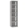 Muebles zapateros 2 uds color gris hormigón 27,5x27x102 cm de vidaXL, Zapateros y organizadores de calzado - Ref: Foro24-8084...