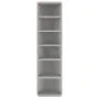 Muebles zapateros 2 uds color gris hormigón 27,5x27x102 cm de vidaXL, Zapateros y organizadores de calzado - Ref: Foro24-8084...