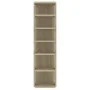 Muebles zapateros 2 uds color roble Sonoma 27,5x27x102 cm de vidaXL, Zapateros y organizadores de calzado - Ref: Foro24-80849...