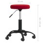 Silla de comedor terciopelo rojo tinto en Sillas de comedor | Comprar online en Foru.es