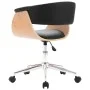 Swivel dining chairs 2 units black synthetic leather by vidaXL, dining chairs - Ref: Foro24-3054881, Price: 297,43 €, Discoun...