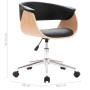Sillas de comedor giratorias 2 unidades cuero sintético negro de vidaXL, Sillas de comedor - Ref: Foro24-3054881, Precio: 297...