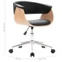 Swivel dining chairs 2 units black synthetic leather by vidaXL, dining chairs - Ref: Foro24-3054881, Price: 297,43 €, Discoun...